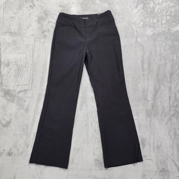 Counterparts Pants - Counterparts Pants Womens S Black Mid Rise Bootcut Luxe Stretch Ponte Office